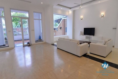 Nice villa for rent in Ciputra, Tay Ho, Hanoi, Unfurnished